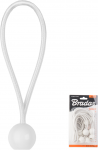 Bradas GUMINIŲ RUMULIŲ RINKINYS brezentams tvirtinti, Baltas, 10 VNT., 15 CM BCB-0515WH-B