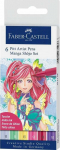 Ra&scaron;ikliai pie&scaron;imui Faber-Castell PITT artist pen Sh&ocirc;jo 6 spalvų