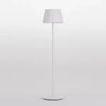 10W LED įkraunamas pastatomas lauko &scaron;viestuvas TESEO, matinės baltos sp., 2700/3000/4000K/RGB, dimeriuojamas, IP65, 90436