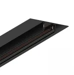Užglaistomas magnetinės sistemos ZAMBELIS MAGNETIC ULTRA SLIM bėgelis, 48V, juodas, 2m, 23122