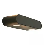 Sieninis &scaron;viestuvas 10W LED sieninis fasado &scaron;viestuvas, grafito sp., 3000K, IP54, E315