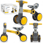 Balansinis paspiriamas dviratis Petito, geltonas