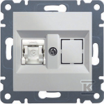 Hager GN.1-KR.KOMP.RJ45 6E UTP Baltas LUMINA