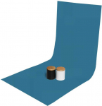 &bdquo;GlareOne&ldquo; PVC fonas 60x130 cm &ndash; turkio spalvos