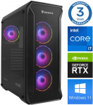 Stacionarus kompiuteris INTOP i7-12700F 32GB 250SSD M.2 NVME RTX5060Ti 8GB WIN11 (RW56182WH)