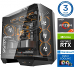 Stacionarus kompiuteris INTOP AQUA Ryzen 7 8700F 32GB DDR5 1TB SSD M.2 NVME RTX5070 12GB WIN11 (RW58445WH)