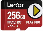 Atminties kortelė Lexar 256GB Micro SDXC Express PLAY Pro Express 7.1 UHS-I C10 U3 V30 kortelė