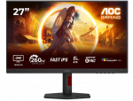 Monitorius AOC Q27G4ZR | 27 " | Fast IPS | QHD | 16:9 | 240 Hz | 1 ms | 2560 x 1440 pikselių | 400 cd/m&sup2; | HDMI jungtys quantity 2 | Juodas