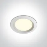 7W LED įleidžiamas &scaron;viestuvas, baltas, 3000/4000/5000K, 10107T/W/V