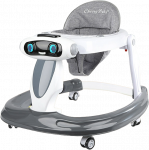 2‑in‑1 360&deg; vaik&scaron;tynė kūdikiams su reguliuojamu auk&scaron;čiu, stabiliu piramidės baze, tyliais ratais Tavalax