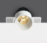 12W LED užglaistomas &scaron;viestuvas, baltas, 3000/3500/4000K, dimeriuojamas, 10112BTR/W/V