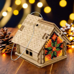 Wonderland Crafts Karoliukų siuvinėjimo rinkinys ant medžio su PRECIOSA karoliukais