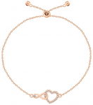 Brilio Silver Slankiojanti paauksuota apyrankė &bdquo;Begalinė meilė&ldquo; BRC252R