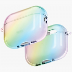 Dėklas Uniq Iridescia Hang Case for AirPods Pro 3 - Transparent Multicolor