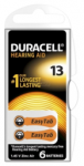 Baterijas Duracell Hearing Aid 13 (A13) 6-paka