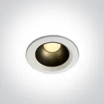 7W LED įleidžiamas &scaron;viestuvas, baltas, 3000/3500/4000K, 10107Z/W/V