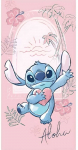Disney Lilo ir Stitch &Scaron;irdelės formos vonios rank&scaron;luostis, paplūdimio rank&scaron;luostis 70x140cm (greitai džiūstantis)