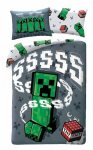 Minecraft TNT patalynės užvalkalas 140&ndash;200 cm, 70&ndash;90 cm