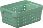 Plastikinė dėžutė Seoul L NHG 7.3x11.8x15.8cm Rosemary Žalias