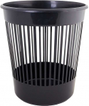 Plastikinė popieriaus pintinė Aleana 12L juoda