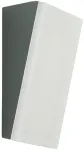 Sieninis &scaron;viestuvas 10W LED sieninis fasado &scaron;viestuvas, tamsiai pilkas, 3000K, IP65, E416