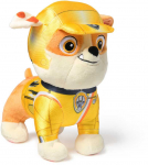 Paw Patrol gelbėjimo ratukai Rubble pliu&scaron;inis mink&scaron;tas žaislas &scaron;uniui 20 cm