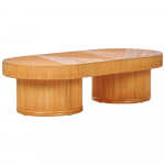 Beliani Staliukas sodo rattanowy 150 x 70 cm &scaron;viesus medis AIROLE