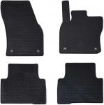 Automobilių kilimėlis 4 pcs Juoda tinka VW TIGUAN 2016-2023