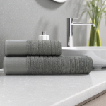 RIPOSO rank&scaron;luostis DAVISON Pilkas 70x140 cm