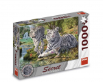 Dėlionė Dino Secret Puzzle 1000 Pieces: Baltas Tiger