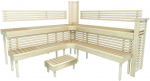 Modulinis pirties gultas PREMIUM, Drebulės mediena, 2600 x 2690 mm