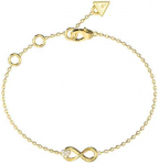 Guess Gold-plated Infinity Bracelet Love Bites JUBB06048JWYG