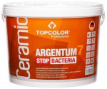 Antibakteriniai sienų dažai TOPCOLOR CERAMIC ARGENTUM 7, matiniai, baltos sp., 10 l