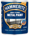 Metalo dažai HAMMERITE SMOOTH FINISH, blizgūs, baltos sp., 5 l