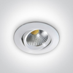 12W LED įleidžiamas pakreipiamas &scaron;viestuvas, baltas, 3000K, 11112/W/W