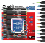 &bdquo;Sharpie&ldquo; &ndash; &bdquo;Creative Acrylic&ldquo; 12 lizdinių plok&scaron;telių &ndash; žemės atspalviai &ndash; teptuko antgalis (2223313)