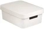Curver Dėžutė su dangteliu Infinity Recycled 11 l 36x27x14 cm balta