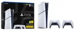 Sony Interaktyvios pramogos &bdquo;Playstation 5 Slim Digital&ldquo;, &bdquo;PlayStation 5&ldquo;, juoda, balta, 16384 MB, GDDR6, 448 GB/s, AMD