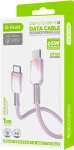 USB-C Laidas - D-Fruit DF162 USB-C Į USB-C 65 W 1 m Violetinis
