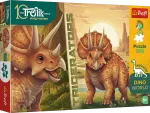 Trefl Dėlionė 100 InspiredByDinoWorld Triceratops 16580