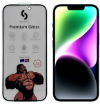 Evelatus iPhone 14/13/13 Pro/16e/SE4 Privātuma Gorilla Stikla Ekrāna Aizsargs Pilns Pārklājums Pret Statiku