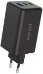 Įkroviklis PROOVE Įkroviklis jungiama į tinklą Proove Pocket GaN Max 100W (2*USB-C + USB)