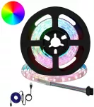 LED juosta 12 vnt. Juoda ir permatoma Varis ir plastikas