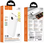 Powerbank Hoco 20000 mAh QC 22,5W+PD 20W LED J172A baltas