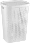 Curver Infinity 60L skalbinių krep&scaron;elis baltas