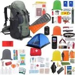 Turistinė evakuacinė kuprinė + įranga Readypack X2 rinkinys palapinė miegmai&scaron;is maistas / Readypack X2 žalia (SB10829)