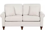 Beliani Dvivietė sofa GINNERUP, &scaron;viesiai smėlinė