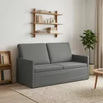 Dviejų vietų sofa Tamsiai pilka 150 x 81 x 82 cm Audinys