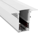 Azzardo Magnetinė vienfazė bėgių sistema 1 m balta ALFA GIPS1