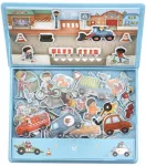 Little Dutch Magnetic Play Board &acute;Jim & Vehicles&acute; FSC